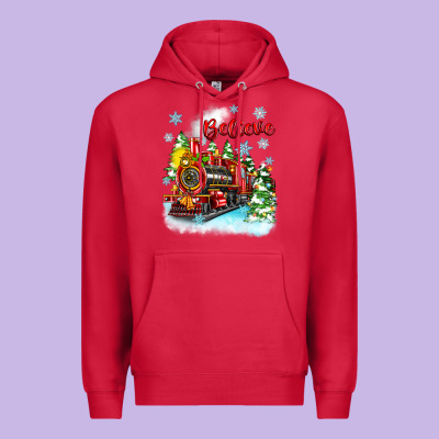 Christmas Polar Express Believe Premium Hoodie Designed By Zillion Design Studio