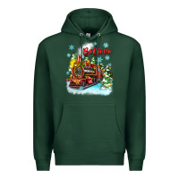 Sports Green christmas polar express believe Premium Hoodie - Zillion Design Studio