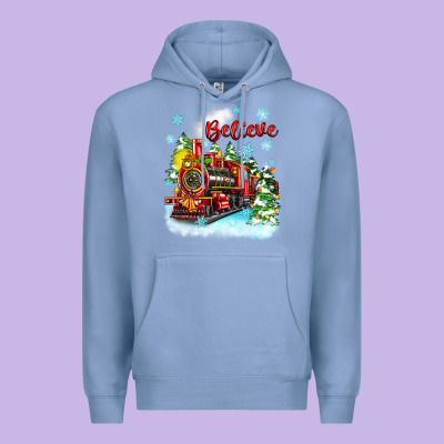 Christmas Polar Express Believe Premium Hoodie Designed By Zillion Design Studio