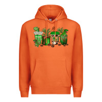 Carrot t  rex coffee cups Premium Hoodie - texasbilliewilder