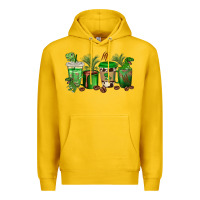 Lemon t  rex coffee cups Premium Hoodie - texasbilliewilder