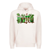 Pale Pink t  rex coffee cups Premium Hoodie - texasbilliewilder