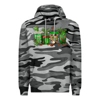 Slate Camo t  rex coffee cups Premium Hoodie - texasbilliewilder