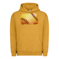 Pigment Peanut Butter softball brushstroke Urban Hoodie - RanaPortraitStore