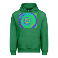 Emerald tie dye backround Urban Hoodie - RanaPortraitStore