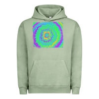 Pigment Oil Green tie dye backround Urban Hoodie - RanaPortraitStore