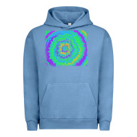 Pigment Pebble Blue tie dye backround Urban Hoodie - RanaPortraitStore
