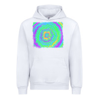 White tie dye backround Urban Hoodie - RanaPortraitStore