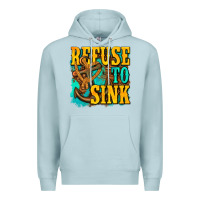 Blue Mist refuse to sink western Premium Hoodie - texasbilliewilder
