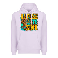 Lilac refuse to sink western Premium Hoodie - texasbilliewilder