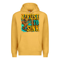 Mustard refuse to sink western Premium Hoodie - texasbilliewilder