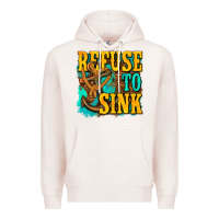 Pale Pink refuse to sink western Premium Hoodie - texasbilliewilder