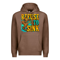 Chestnut refuse to sink western Premium Hoodie - texasbilliewilder