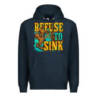 Navy refuse to sink western Premium Hoodie - texasbilliewilder