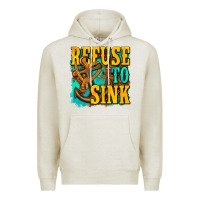 Oatmeal Heather refuse to sink western Premium Hoodie - texasbilliewilder