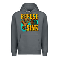 Rock refuse to sink western Premium Hoodie - texasbilliewilder