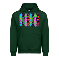 Foreset Green tie dye brushstrokes Urban Hoodie - RanaPortraitStore