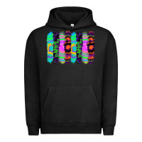 Pigment Black tie dye brushstrokes Urban Hoodie - RanaPortraitStore