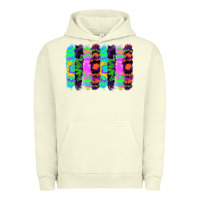 Pigment Pistachio tie dye brushstrokes Urban Hoodie - RanaPortraitStore
