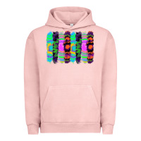 Pigment Salmon tie dye brushstrokes Urban Hoodie - RanaPortraitStore