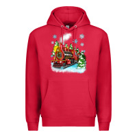 Cardinal christmas polar express Premium Hoodie - Zillion Design Studio