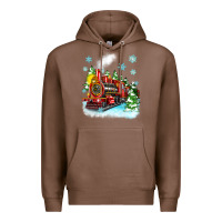 Chestnut christmas polar express Premium Hoodie - Zillion Design Studio