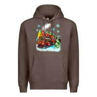 Coffee christmas polar express Premium Hoodie - Zillion Design Studio