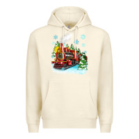 Sandshell christmas polar express Premium Hoodie - Zillion Design Studio