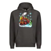 Smoke christmas polar express Premium Hoodie - Zillion Design Studio