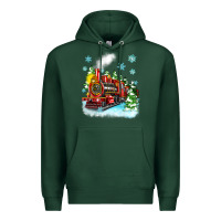 Sports Green christmas polar express Premium Hoodie - Zillion Design Studio