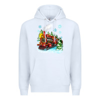 White christmas polar express Premium Hoodie - Zillion Design Studio