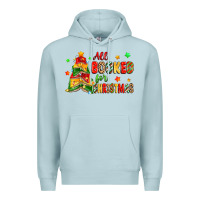 Blue Mist all booked for christmas Premium Hoodie - Zillion Design Studio