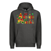 Charcoal Heather all booked for christmas Premium Hoodie - Zillion Design Studio