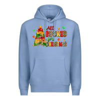Colony Blue all booked for christmas Premium Hoodie - Zillion Design Studio