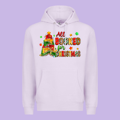 All Booked For Christmas Premium Hoodie Designed By Zillion Design Studio