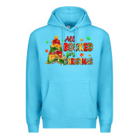 Ocean Blue all booked for christmas Premium Hoodie - Zillion Design Studio