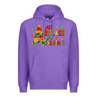 Purple all booked for christmas Premium Hoodie - Zillion Design Studio