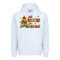 White all booked for christmas Premium Hoodie - Zillion Design Studio