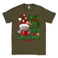 Army Green Hot Cocoa And Christmas Movie Classic Tee - BundleAndBundleShop