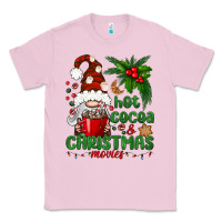 Bubblegum Pink Hot Cocoa And Christmas Movie Classic Tee - BundleAndBundleShop