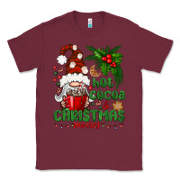 Burgundy Hot Cocoa And Christmas Movie Classic Tee - BundleAndBundleShop
