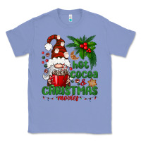 Colony Blue Hot Cocoa And Christmas Movie Classic Tee - BundleAndBundleShop