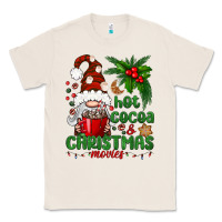 Natural Hot Cocoa And Christmas Movie Classic Tee - BundleAndBundleShop