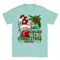Seafoam Hot Cocoa And Christmas Movie Classic Tee - BundleAndBundleShop