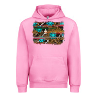 Fuchsia Pink western background Urban Hoodie - RanaPortraitStore