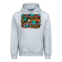 Heather Grey western background Urban Hoodie - RanaPortraitStore