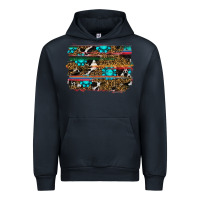 Navy western background Urban Hoodie - RanaPortraitStore