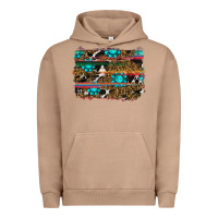 Pigment Burro western background Urban Hoodie - RanaPortraitStore
