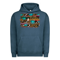 Pigment Midnight Navy western background Urban Hoodie - RanaPortraitStore