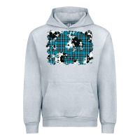 Winter Plaid Cowhide Pattern Background Urban Hoodie | Teevron